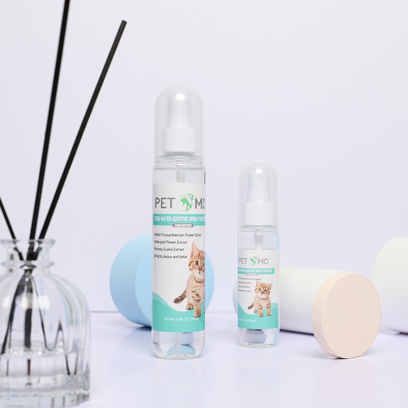cleansing teeth High quality spray breath dental oral care pet Food Water Additive Spray for Dogs & Cats