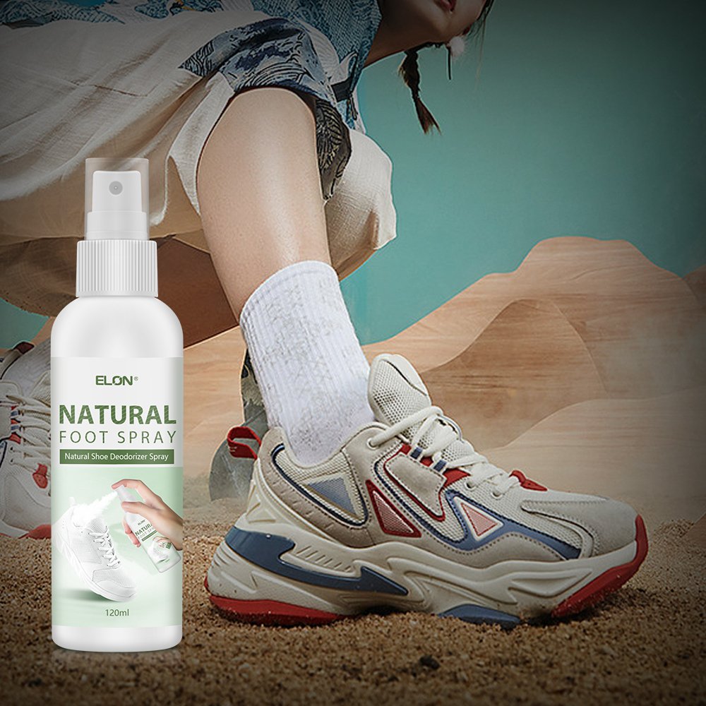 customize 120ml Natural Shoe Odor Eliminator Deodorizer Shoe Freshener Sneaker Smell Remover Deodorant Spray