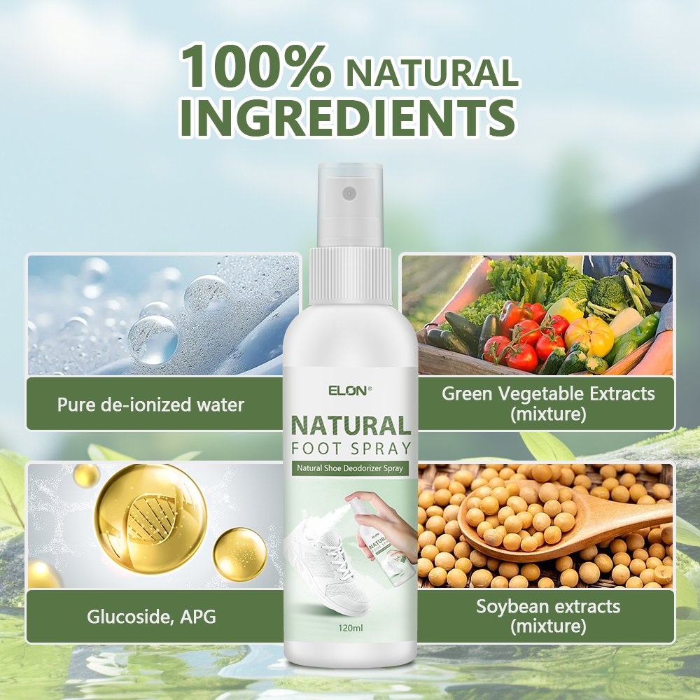 customize 120ml Natural Shoe Odor Eliminator Deodorizer Shoe Freshener Sneaker Smell Remover Deodorant Spray