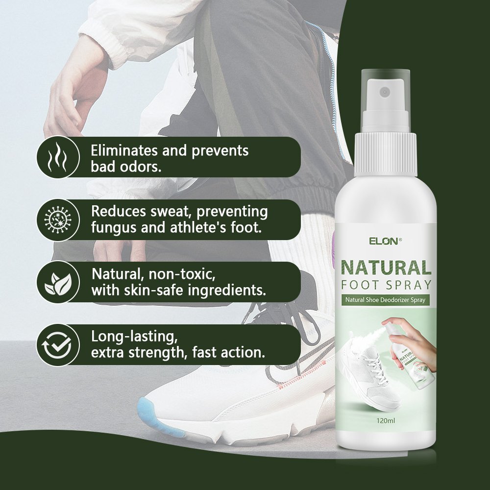 customize 120ml Natural Shoe Odor Eliminator Deodorizer Shoe Freshener Sneaker Smell Remover Deodorant Spray