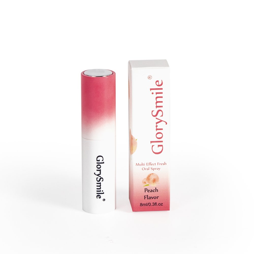 Spray for Mouth,Peach Flavor Natural Breath Freshener Bad Breath Removal Fine Mist Long Lasting Oral Care Breath Refreshing