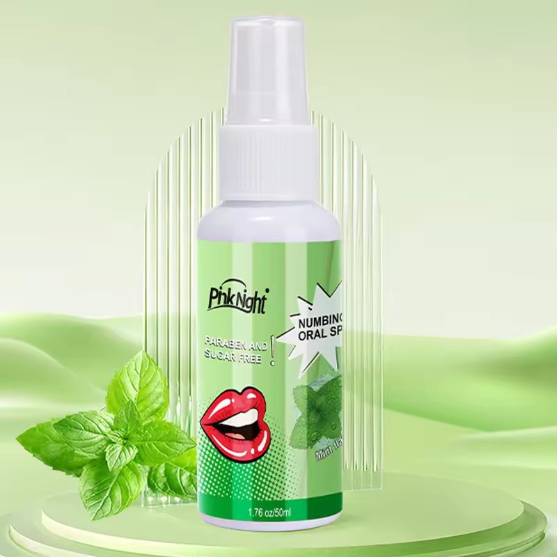 Portable Oral Deep Throat Fruity Breath Freshener Water Based Sexual Spray Long Lasting Fresh Breath Oral Sex Spray For Couples