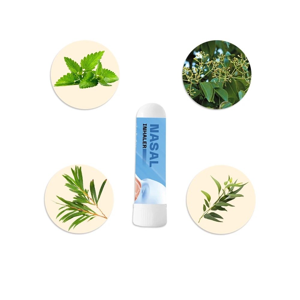 Fresh Cooling Sensation Essential Oils Nasal Inhaler Breathe Vapor Stick Provides