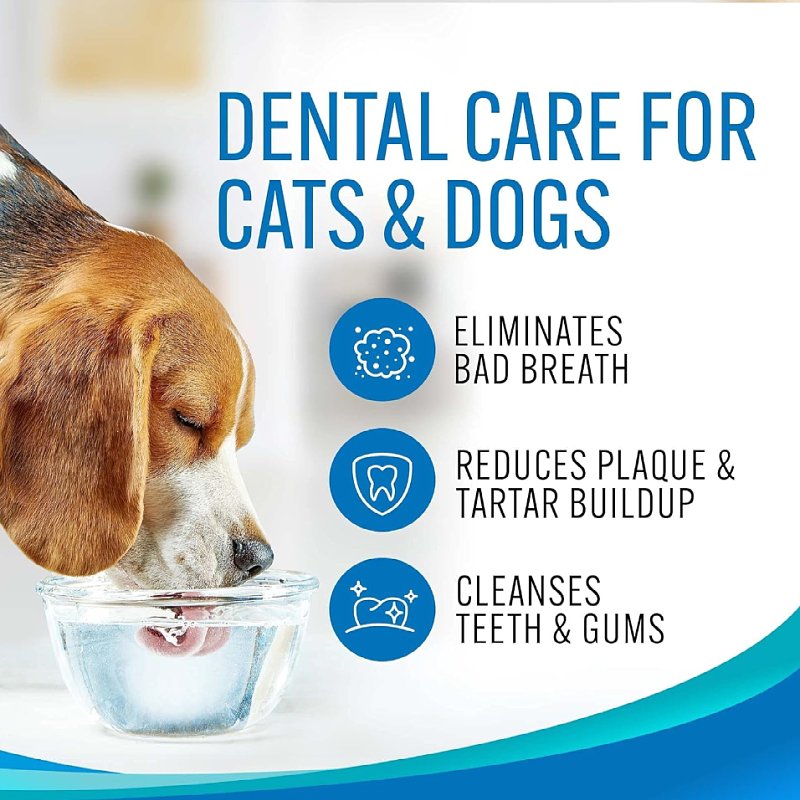 Advanced Pet Dental Care Water Additive Clean Fresh Breath Original | Dog Oral Care Water Additive | Dog Breath Freshener