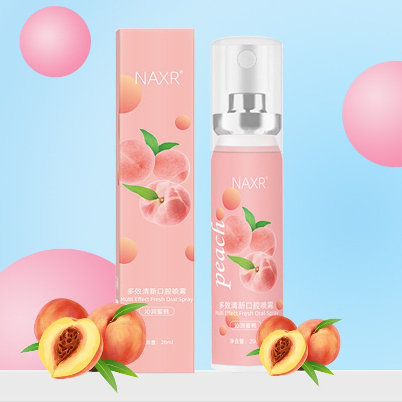 New natural herbal care lasting fragrance convenient to carry improve oral odor fruit flavor breath freshener spray