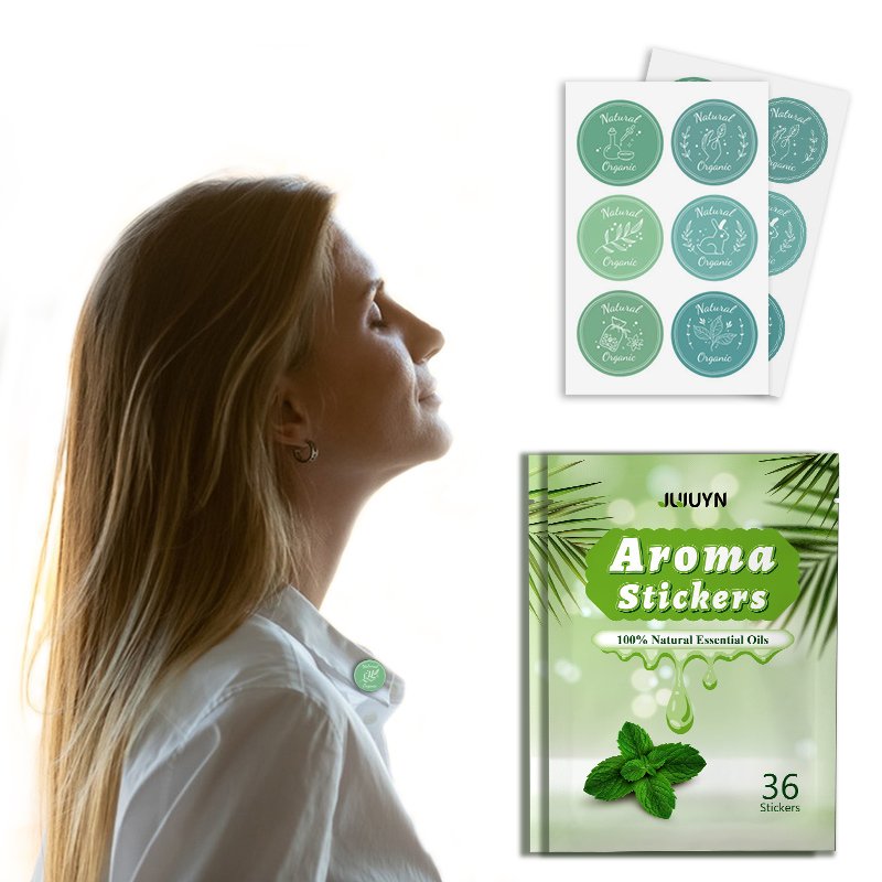 Natural Pure Aroma Essence Oil Scented Stickers Refreshing Fragrance Breath Freshener Long-lasting Scents Fresheners Patch