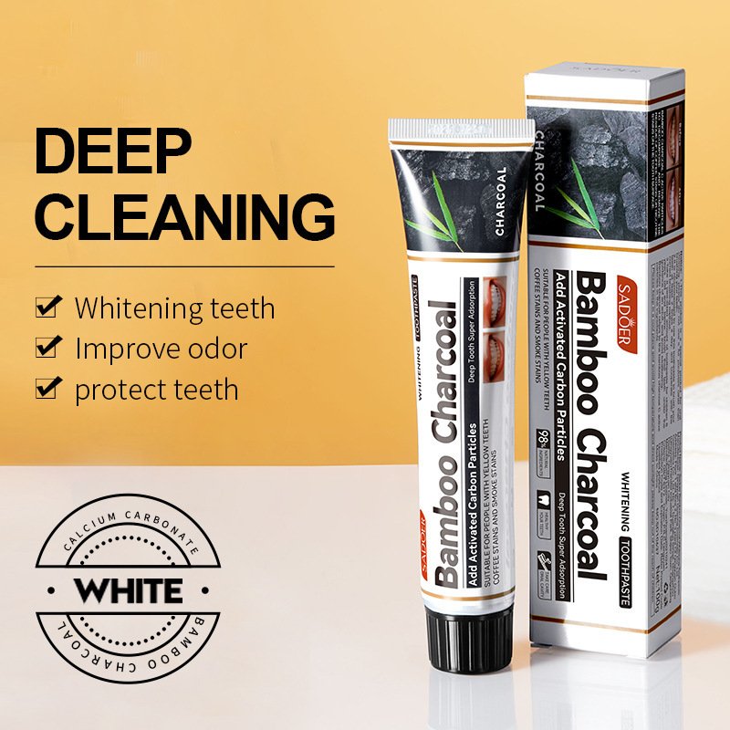 Whitening Toothpaste Teeth Cleaning Remove Plaque Stain Freshen Breath Nature Bamboo Charcoal Toothpaste Oral Hygiene Care