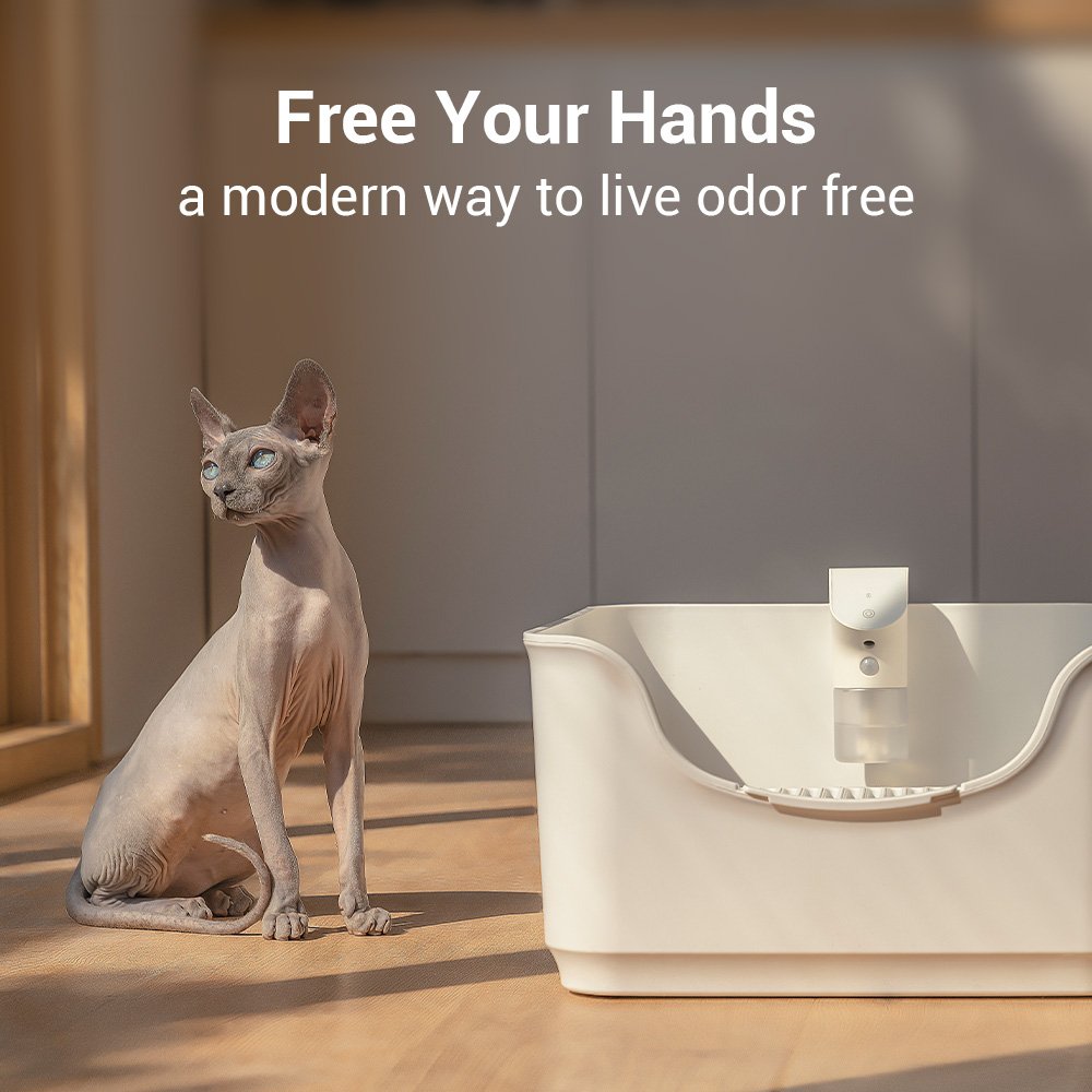 Cheerble 2024 New Arrival Reusable Deodorant Products Wall Mounted Air Freshener Full Automatic Aerosol Deodorizer Despenser
