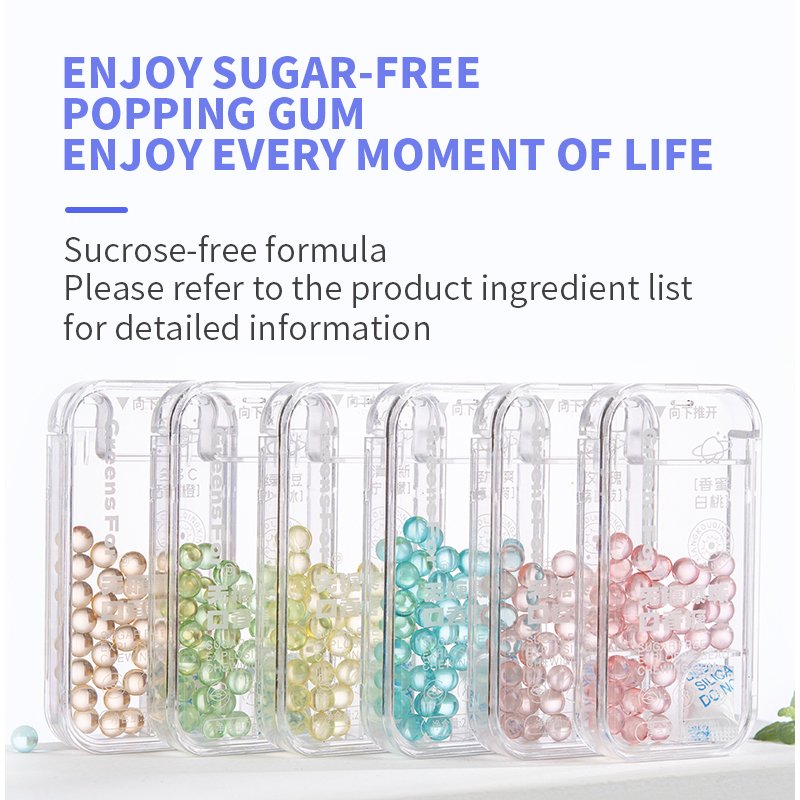 Oral Fresh Mint Lemon Grape Flavor Mouth Fresh Breath Portable Mouth Freshener Oral Remove Smoke capsule balls sugar free