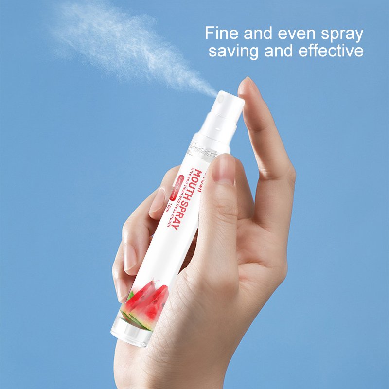 Professional Odor Treatment Spray Refresher Fresh Breath Remove Smoke Watermelon Flavor Sweet Spray Mouth Spray For Bad Breath