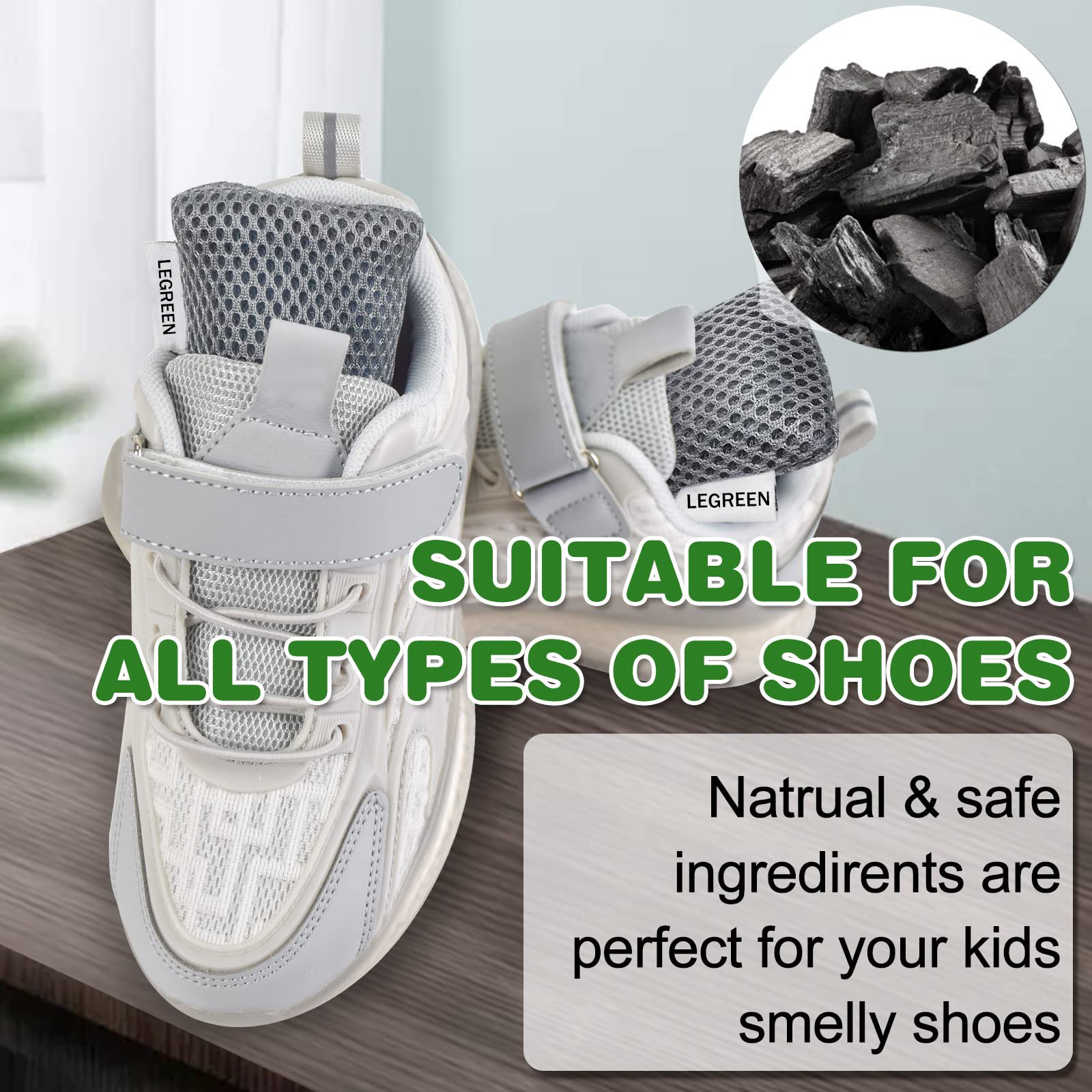 Odor Eliminating Air Purifying Bags Activated Bamboo Charcoal Air Freshener For Shoes 50g bamboo charcoal air purifying bags