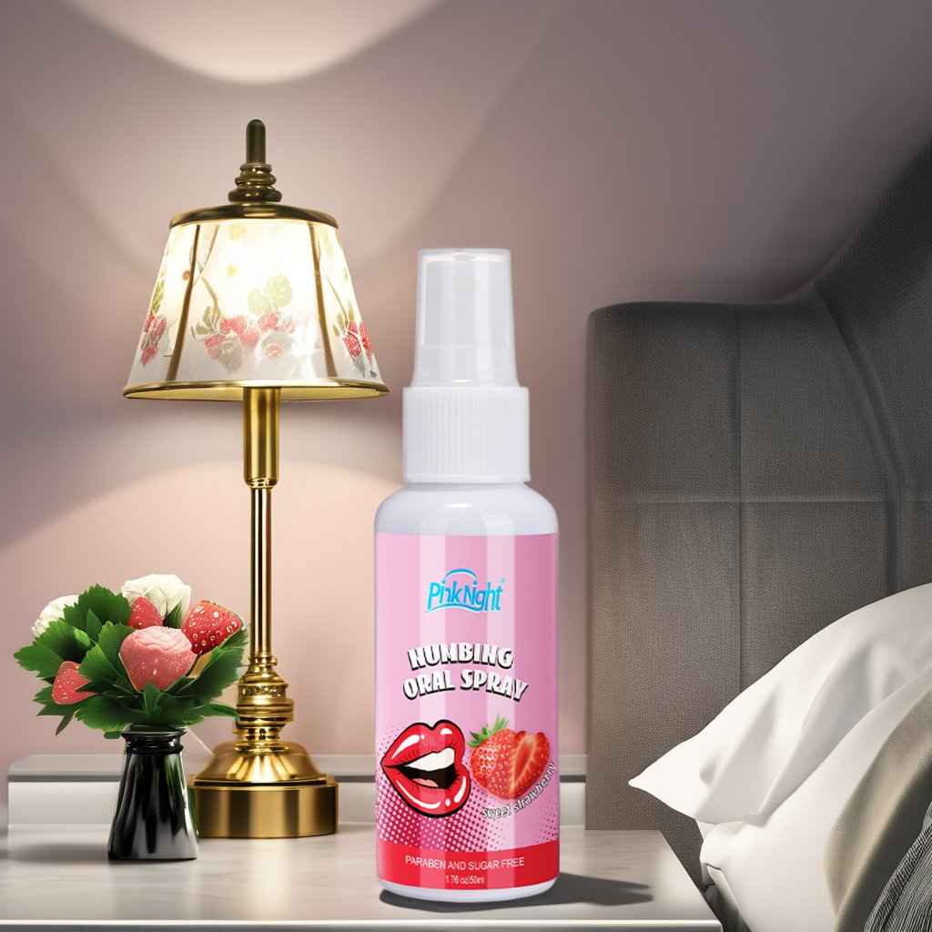50ML Portable Oral Deep Throat Fruity Breath Freshener Water Based Sexual Spray Long Lasting Fresh Breath Oral Sex Spray