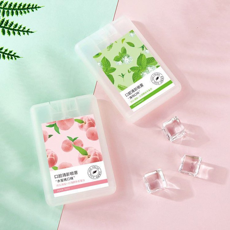 Fresh Breath Month Spray 20ml Peach or Peppermint Taste