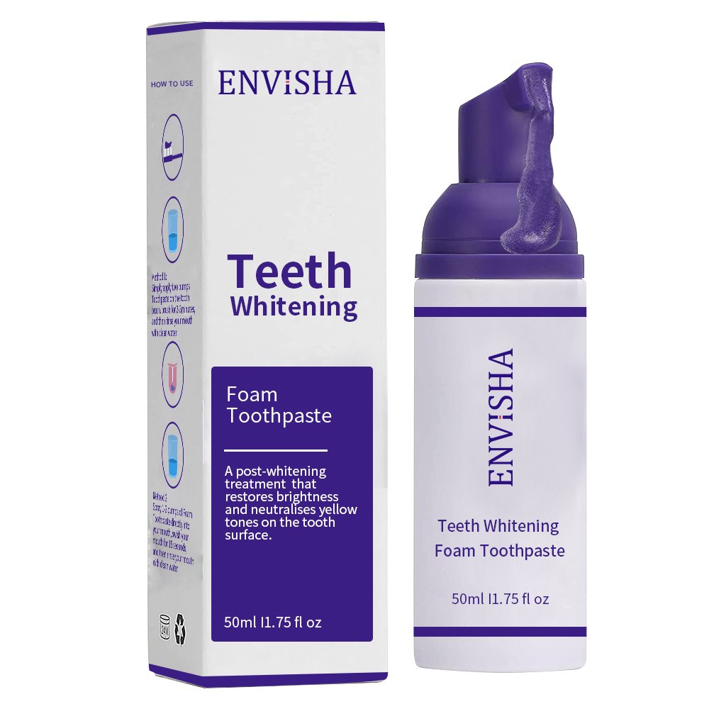 Cheap Purple Teeth Whitening Corrector Mousse Remove Yellow Teeth Purple Tooth Colour Corrector Foam For Teeth Stain Removal