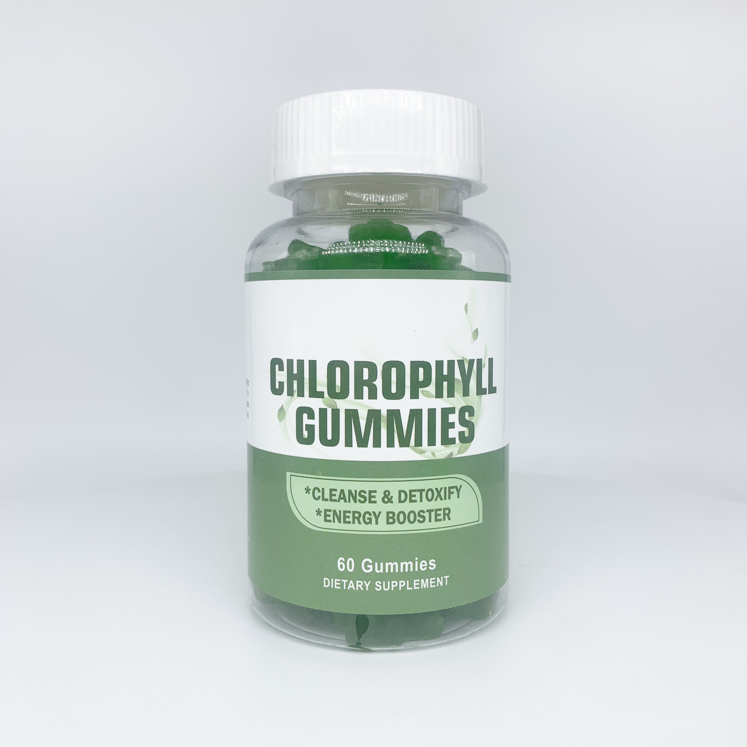 OEM candy manufacturer healthcare chlorophyll gummies antioxidant natural detox organic chlorophyll gummies