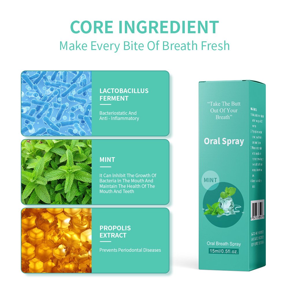 Breath Fresheners wholesale Private Label Remove Oral Bad Smell Remedies Mouth Odour Fragrance Perfume Spray Mouth Oral Spray