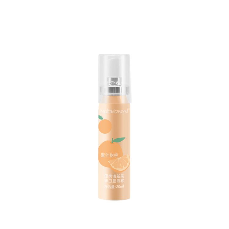 Custom Logo20ml Portable Travel Size Fruity Mouth Spray Breath Freshener Women's Breath Freshener Freshen Anti-bad Breath Spray