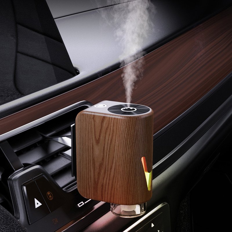 Portable Wireless Mini Car Aroma Diffuser Wall Mounted Smart Air Freshener With Auto On/Off Built-in Scent Diffuser For Cars