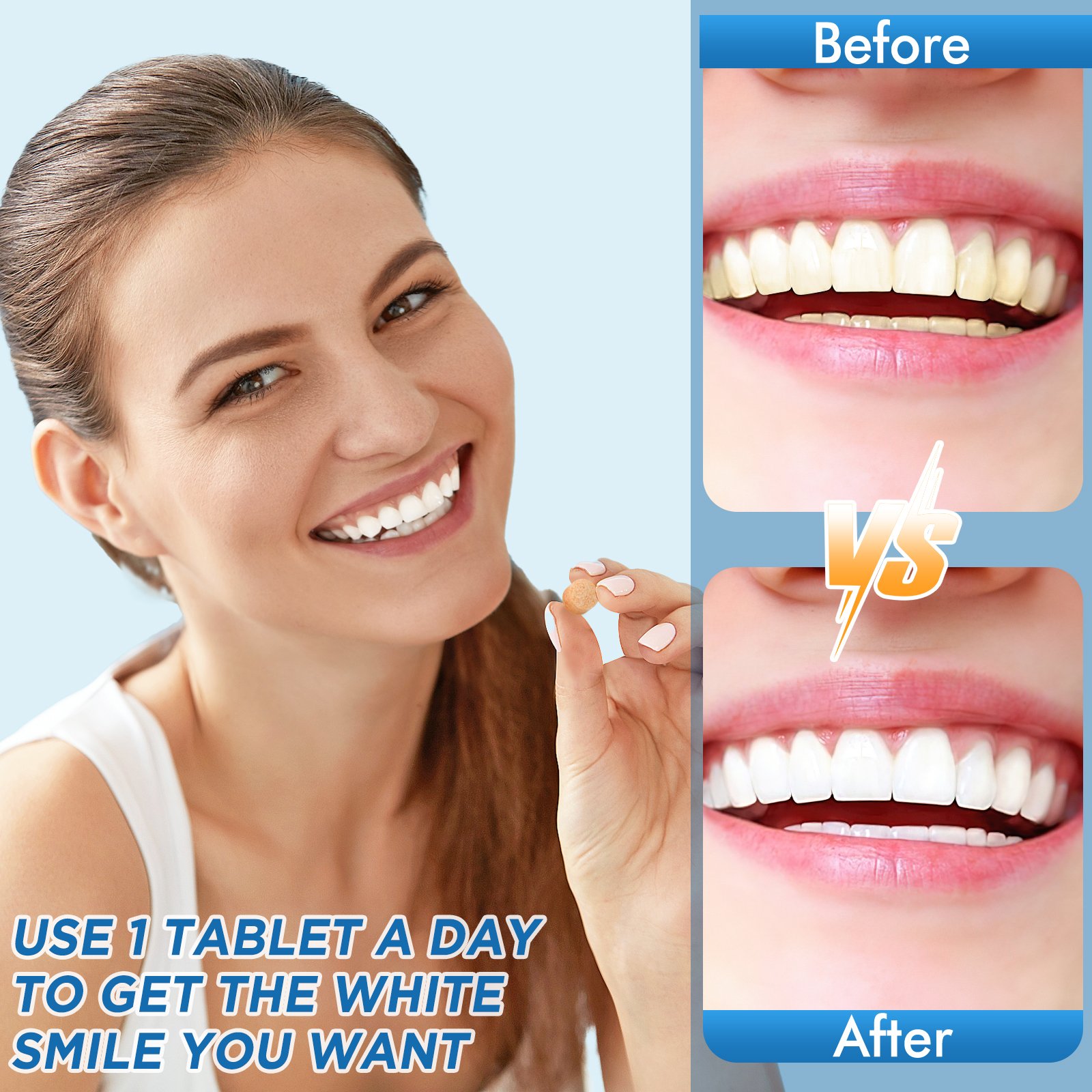H2ofloss 2023 New Oral Irrigator with Customized Nozzle to Match Oral Freshening Tablets