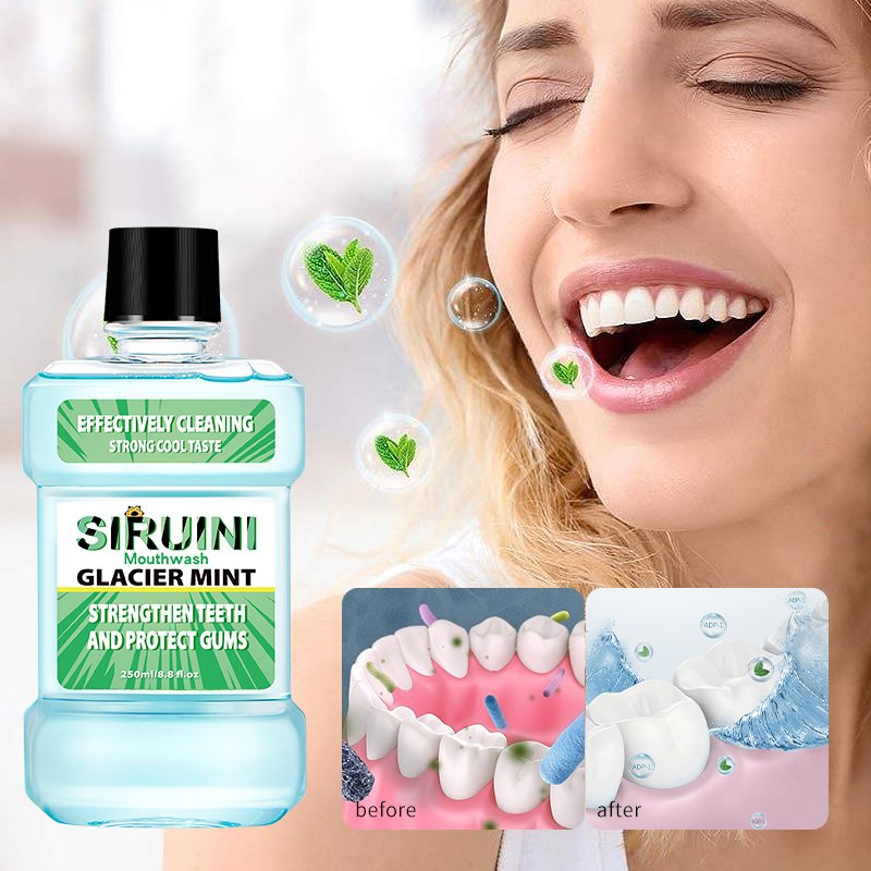 Private Logo New Design Cool Mint Mouthwash Fruit Flavor Sakura 250Ml Mouthwash For Hotel Home Use