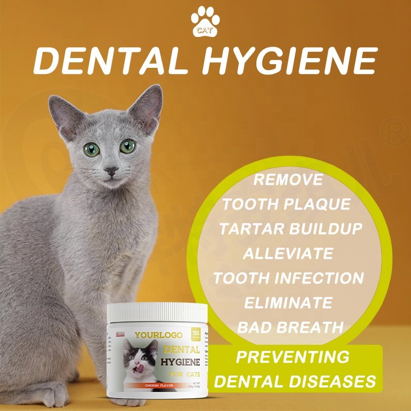 Pet Dental Care Healthy Care Supplements Teeth And Gums Freshening Feline Breath Soft Chews Cat Supplement