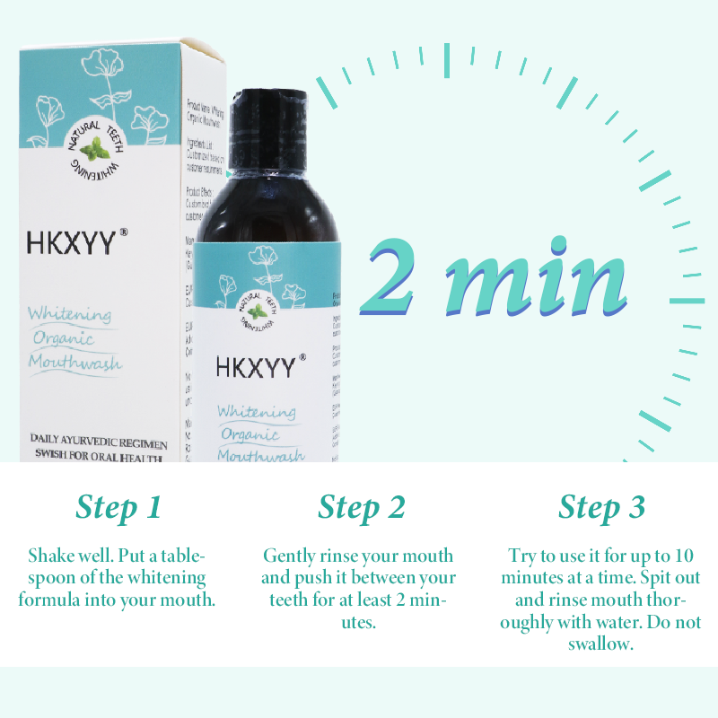 Mouth Wash Oral Care Pulling Oil With Coconut Oil And Peppermint Oil For Oral Health Teeth Whitening Organic Mouthwash