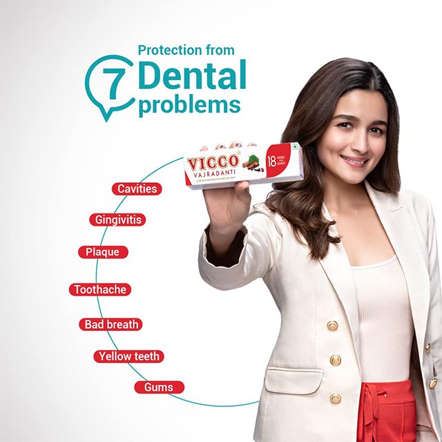 Vicco Vajardanti Herbal Toothpaste 18 Herbs and Barks - 150g