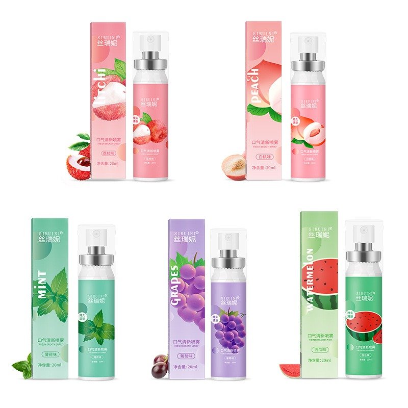 Fresh breath mouth spray for bad breath mint mouth refreshing odor treatment spray moisturize oral spray