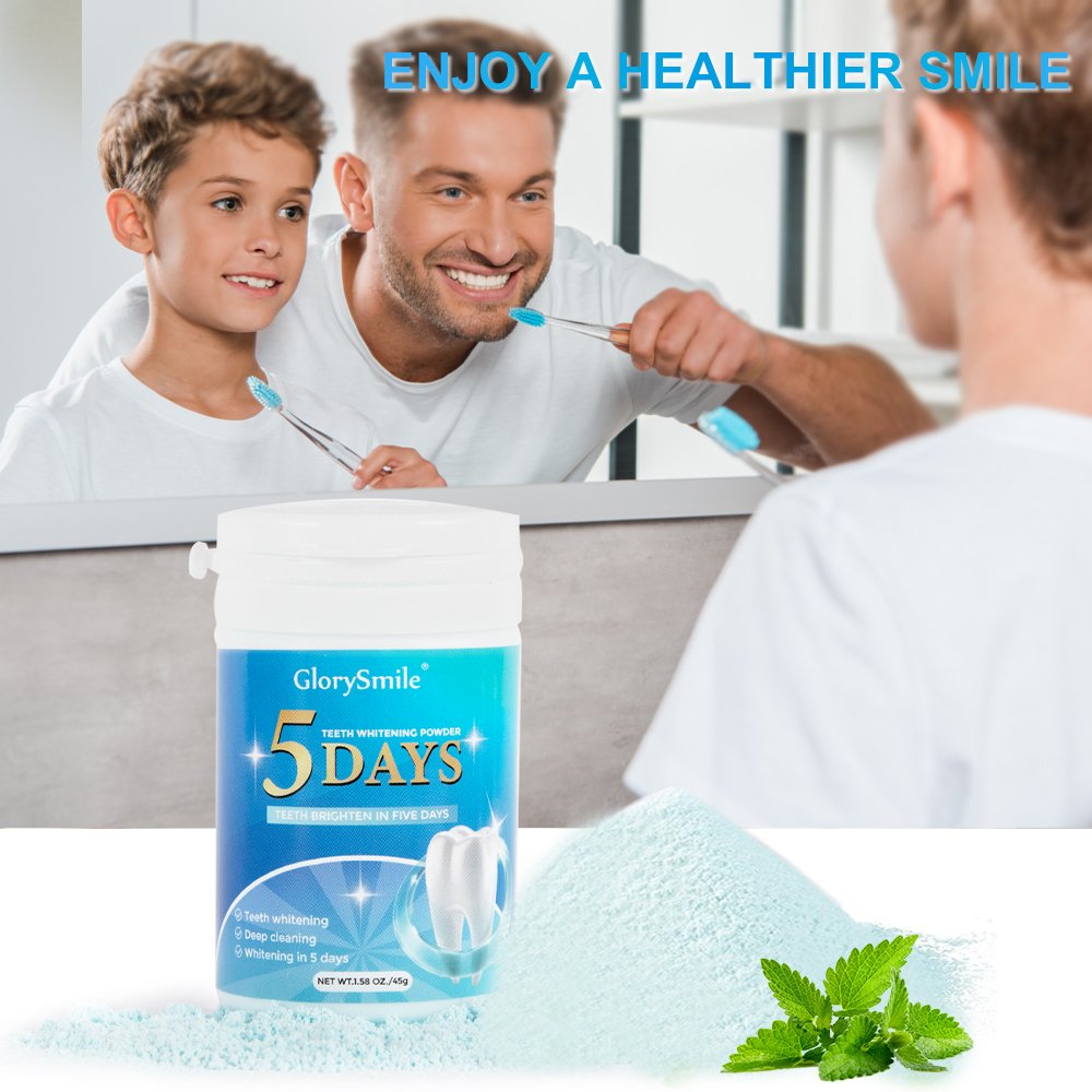 Wholesale OEM Private Label White Tooth Breath Freshener Teeth Whitening Powder