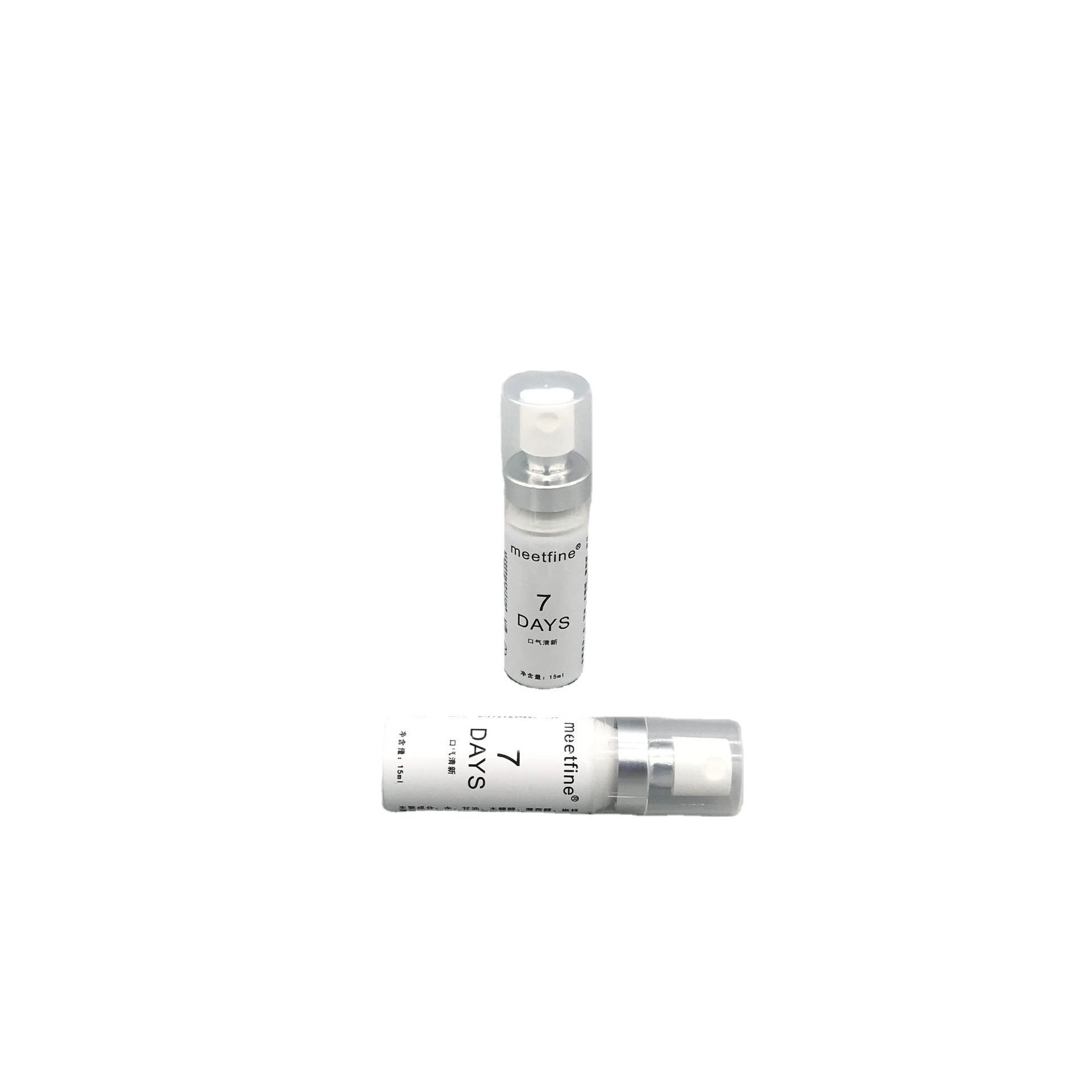 Small capacity 10ml 15ml oral spray for breath freshener aluminum can