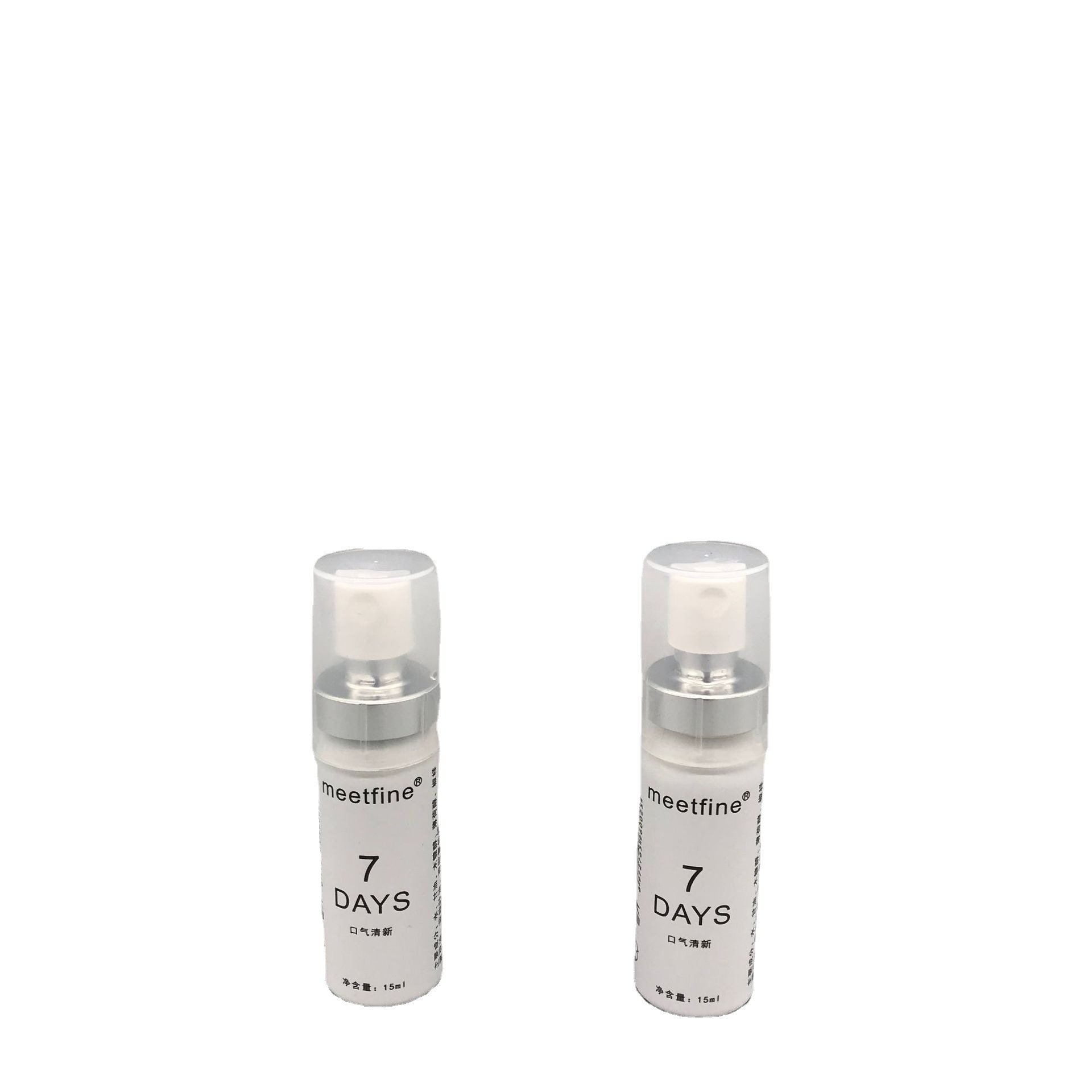 Small capacity 10ml 15ml oral spray for breath freshener aluminum can