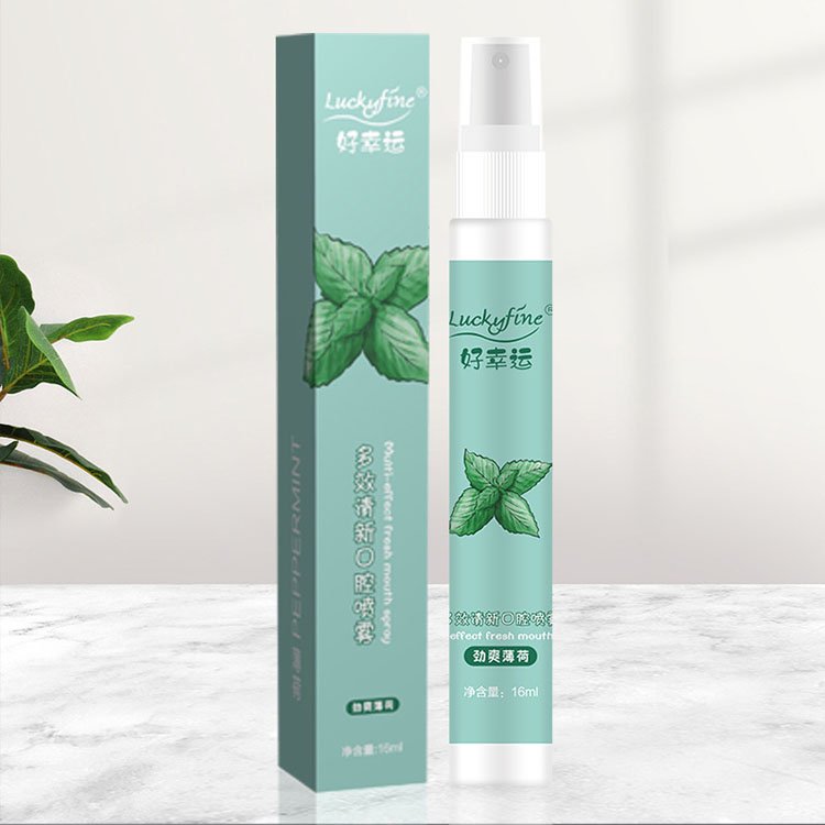 Hot Selling Mint Flavor Portable Oral Refreshing Mouth Spray Peach Scent Mouth Oral Spray Remove Bad Breath