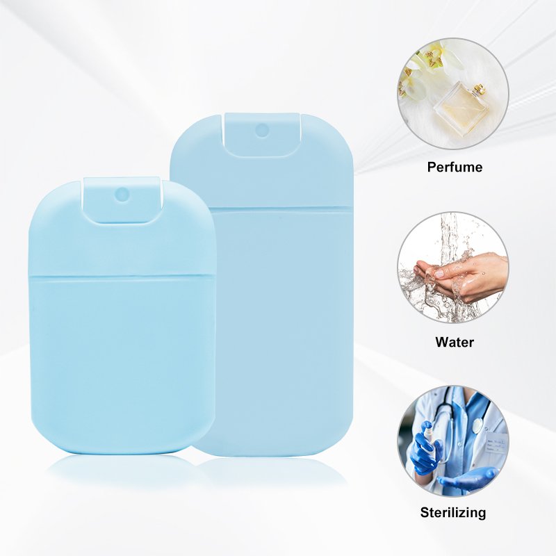 High quality pocket PP plastic body mist hand sanitizer refillable bottle spray perfume bottle air freshener Outdoor