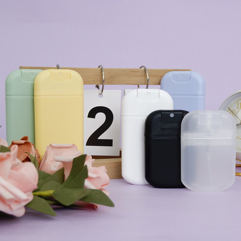 High quality pocket PP plastic body mist hand sanitizer refillable bottle spray perfume bottle air freshener Outdoor