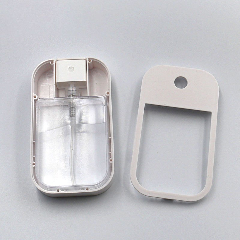 Factory Price 40ml Customized Label Perfume Hand Wash Liquid Portable Plastic Card Bottle Spray
