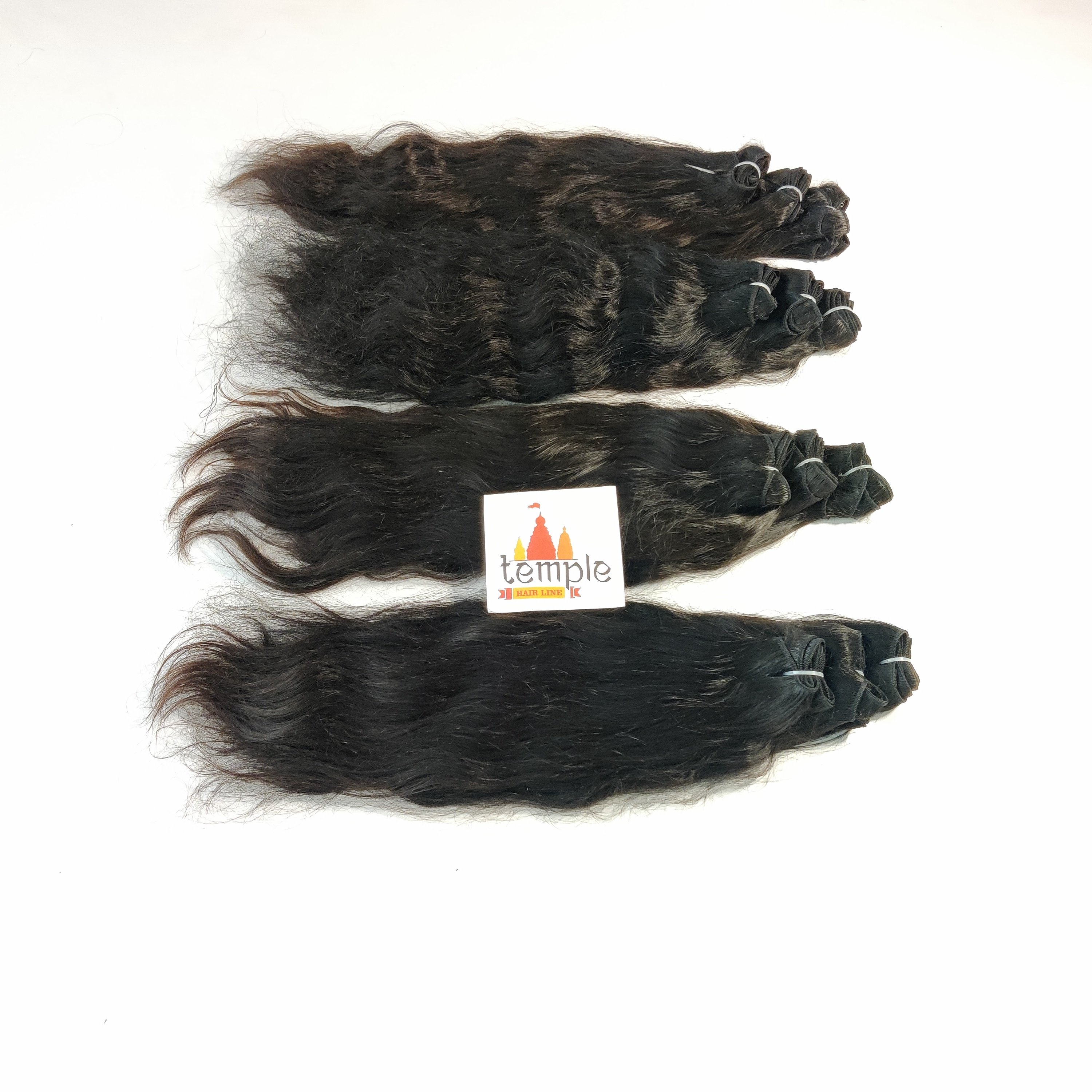 Natural Indian raw 100% Bundles cuticle aligned chemical processing none unprocessed wholesale braiding human hair