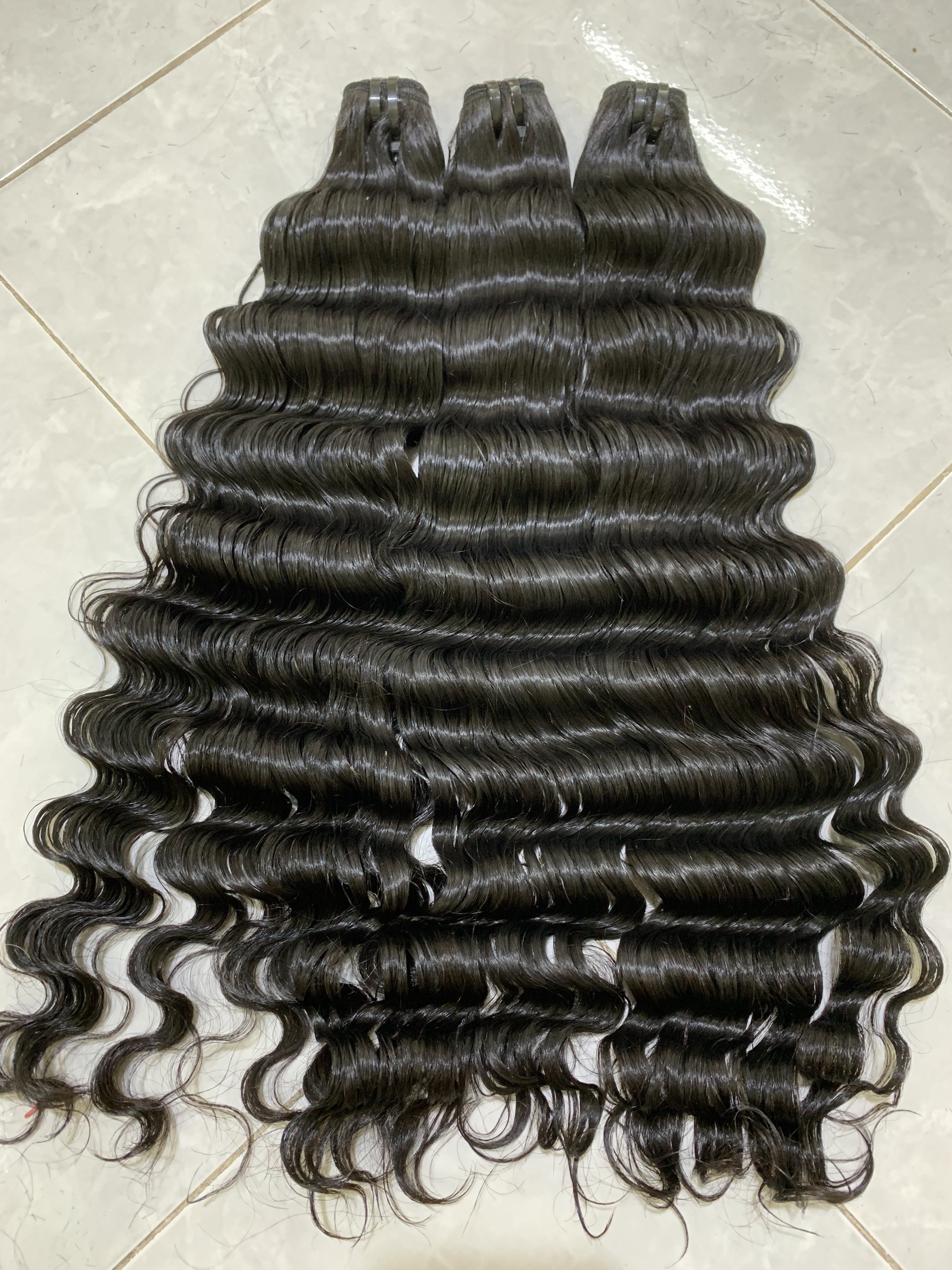 100% Human Hair Extensions Raw Cuticle Aligned Concept Machine Double Weft Body Wave 100g/bundle Virgin Hair Weft Bulk