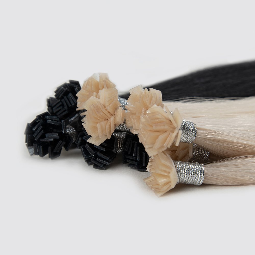Human Hair Extensions 100% Russian Real Hair Double Drawn 100 Gram European Raw Virgin Hair Bundles Balayage Keratin Extensions