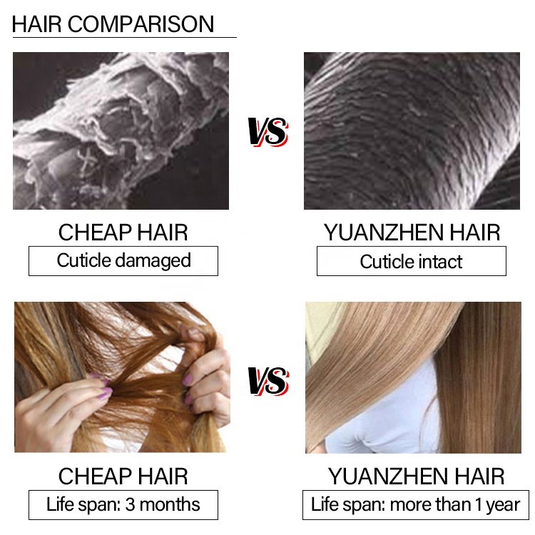 Human Hair Extensions 100% Russian Real Hair Double Drawn 100 Gram European Raw Virgin Hair Bundles Balayage Keratin Extensions