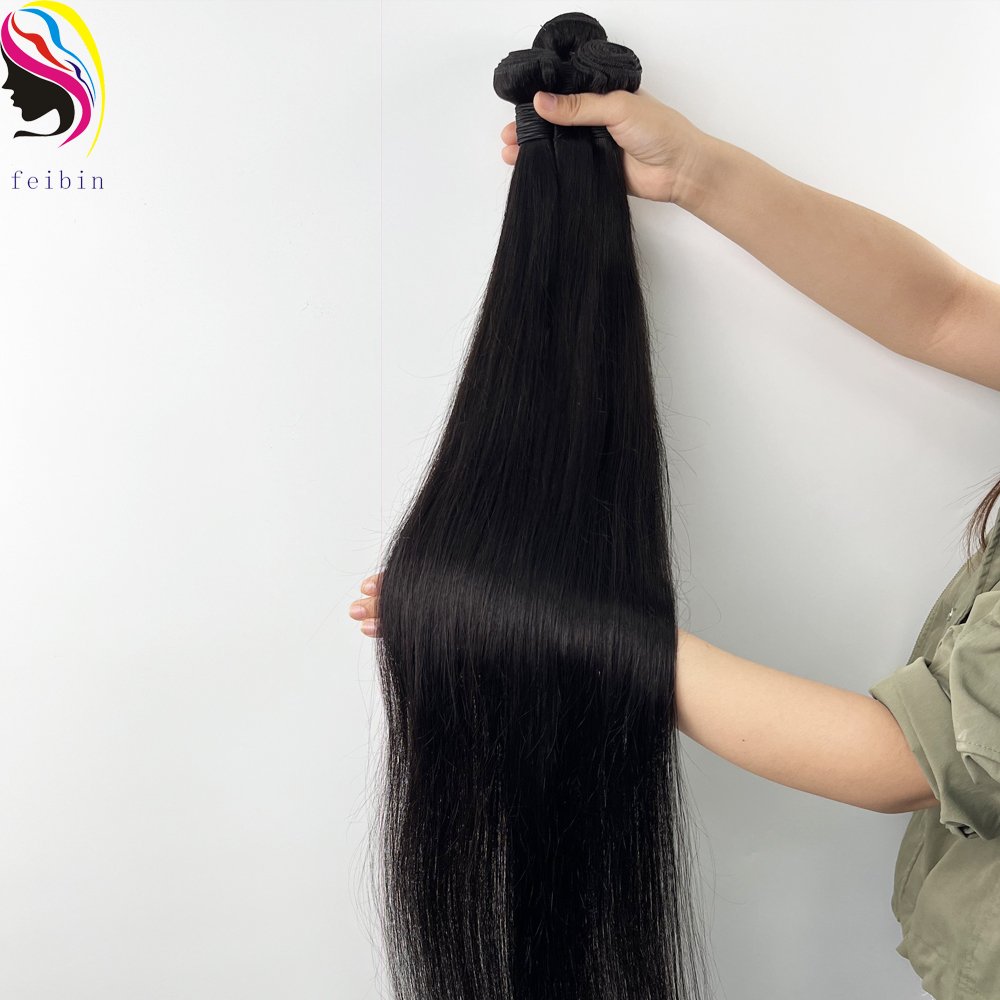 40 inch straight 100% raw virgin remy brazilian human hair bundles unprocessed remy human hair extension vendors