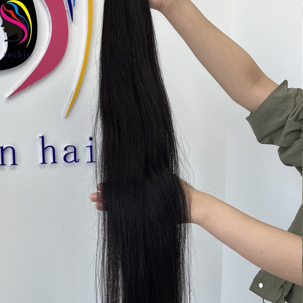 40 inch straight 100% raw virgin remy brazilian human hair bundles unprocessed remy human hair extension vendors
