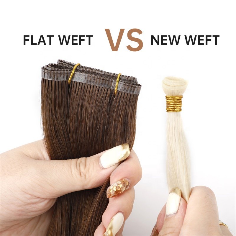 LeShine Weft Hair Extensions Human Hair Skin Weft Extensions New Genius Weft Hair Can Be Cut No Return