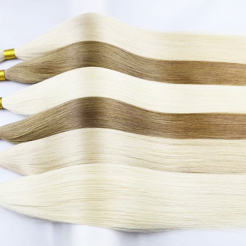 Super flat human braiding hair bulk no weft 100% Virgin Brazilian Cuticle Aligned Raw Hair Extensions
