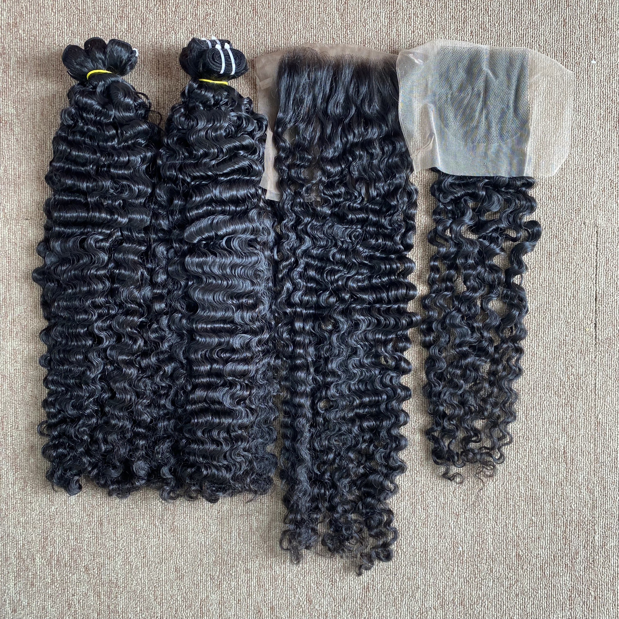 Best Wholesale 100% Raw Unprocessed Full Cuticle Aligned Vietnamese Burmese Curly Human Hair Extension