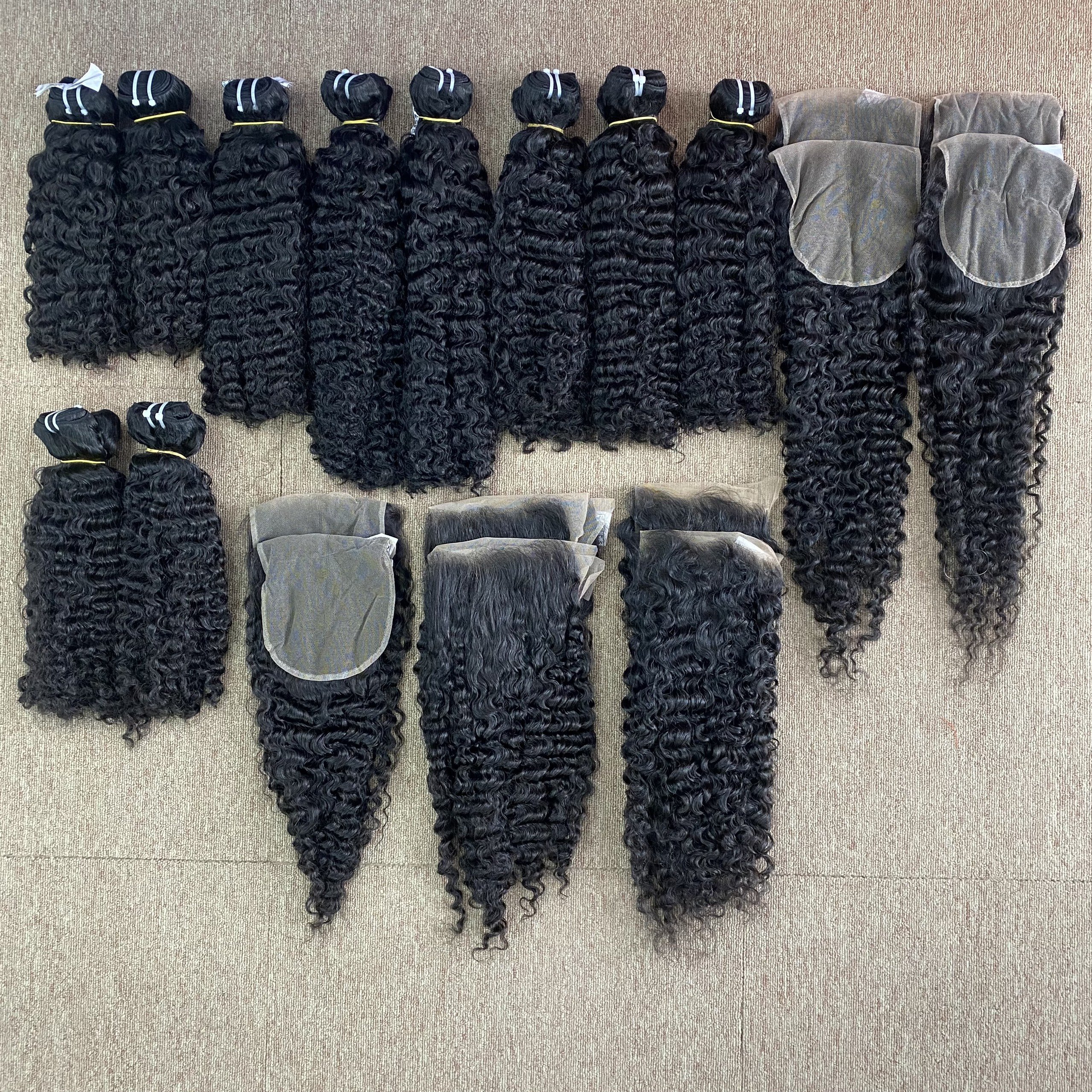 Best Wholesale 100% Raw Unprocessed Full Cuticle Aligned Vietnamese Burmese Curly Human Hair Extension