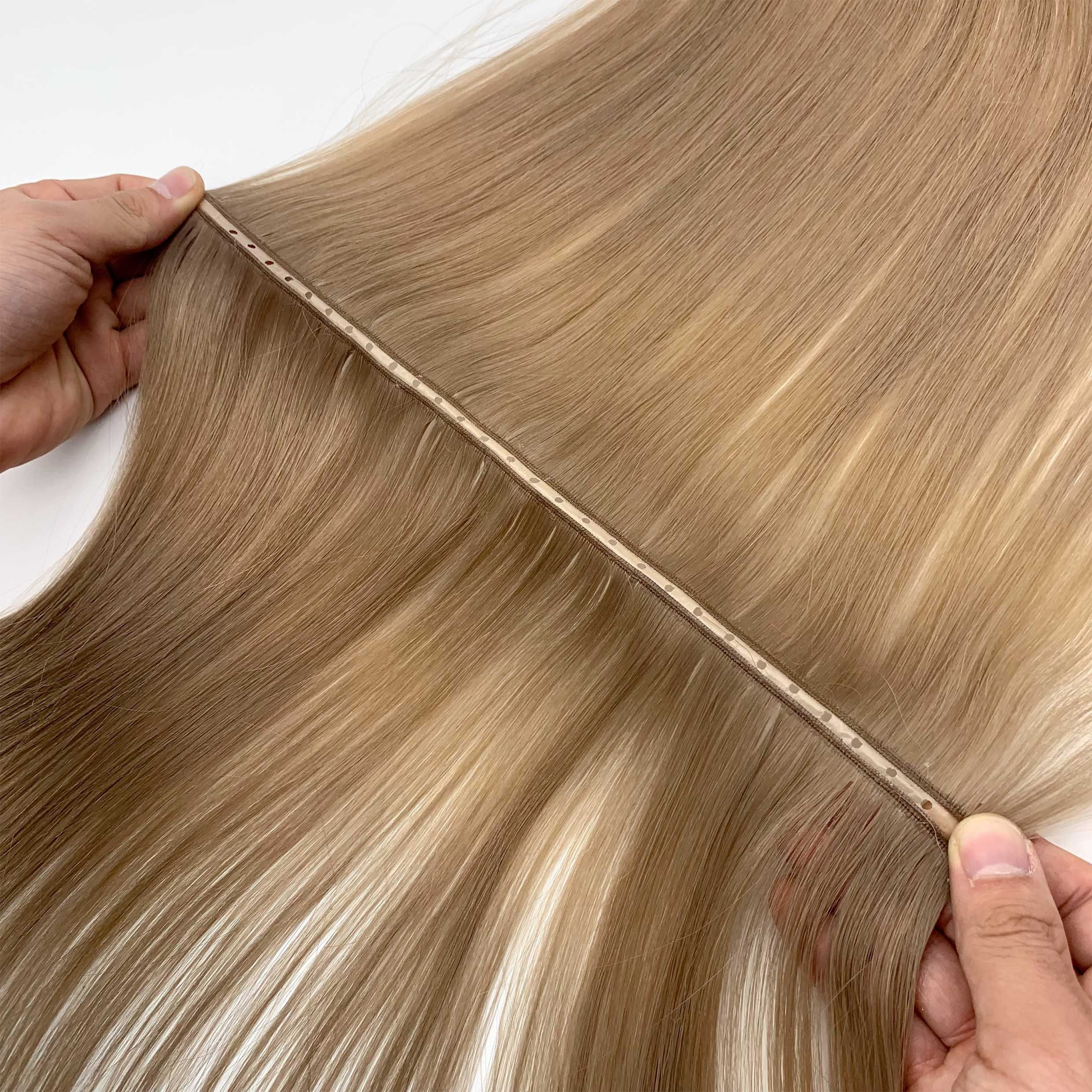 Fasimei Russian Hair double genius weft human hair extensions mashin twin genius weft russian hair