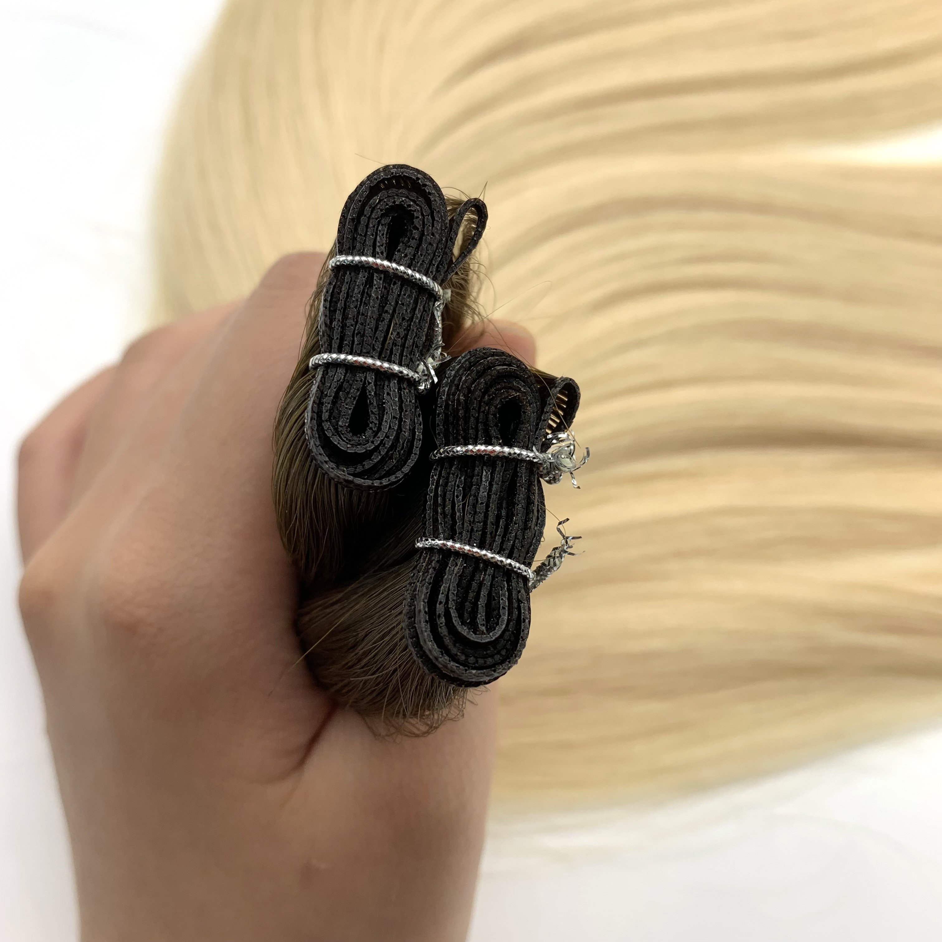 Fasimei Wholesale Price 100% Human Hair Top Quality Genius Weft Hair Extension