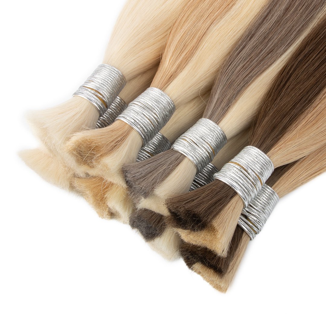 Wholesale Blonde Bulk Best Hair Quality No Weft Human Hair Bulk for Braiding