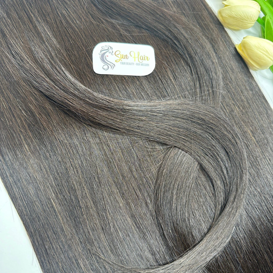Wholesale 100% Virgin Full Cuticle Aligned Real Human Hair Extensions High Quality Natural Raw Weft Thick-End Hot Trend Product