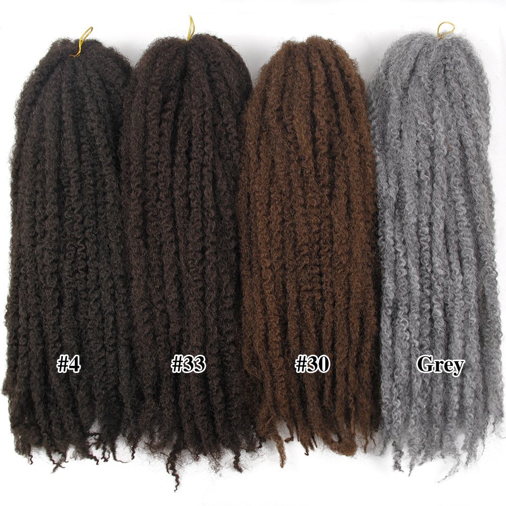 18 inches 100 g crochet Afro Marley braids hair dreadlock hair gypsy locs hair